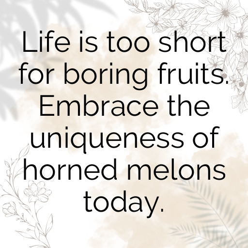Horned Melon Captions Image For Instagram In 2025-rxUSt9