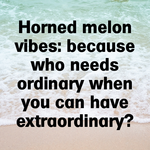 Horned Melon Captions Image For Instagram In 2025-uYA2ED