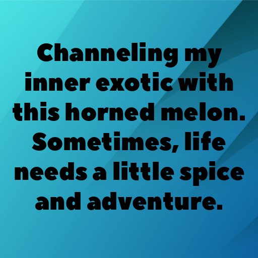 Horned Melon Captions Photo For Instagram In 2025-TXmUTo