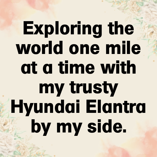 Hyundai Elantra Captions Photo for Instagram In [2025]-ERwC1g