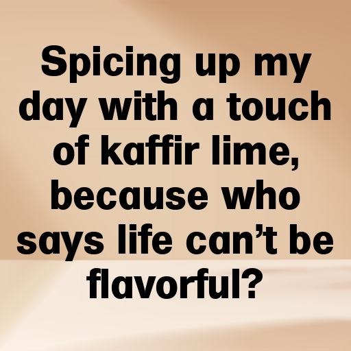 Kaffir Lime Captions Photo For Instagram In (2025)-TDfkrf