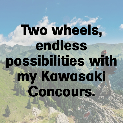 Kawasaki Concours Captions Photo for Instagram In (2025)-2XDNTc