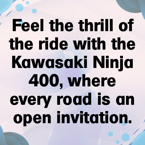 Kawasaki Ninja 400 Captions Image for Instagram In (2025)-6v29eL