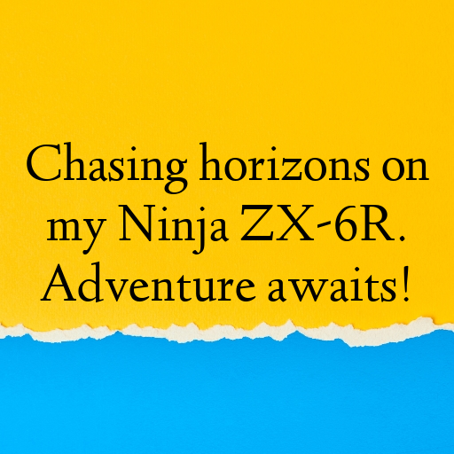 Kawasaki Ninja ZX-6R Captions Photo for Instagram In 2025-n06h6I