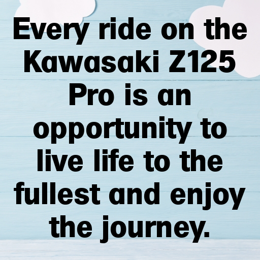 Kawasaki Z125 Pro Captions Image for Instagram In [2025]-w6OPky