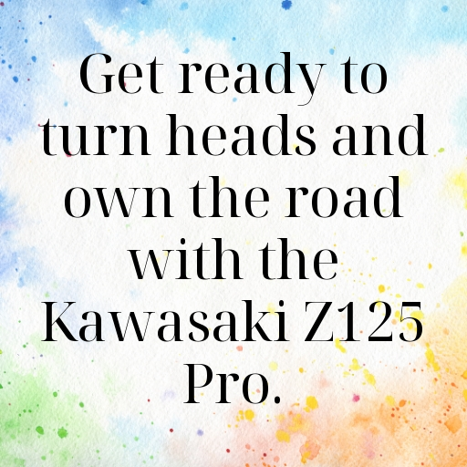 Kawasaki Z125 Pro Captions Image for Instagram In [2025]-wY9bCF