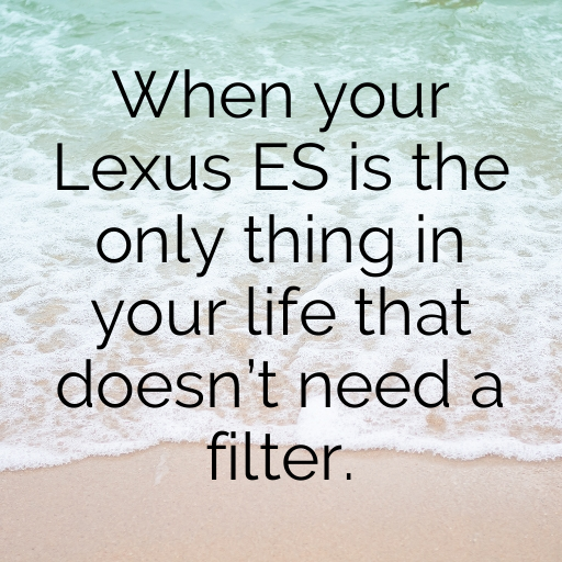 Lexus ES Captions Photo for Instagram In (2025)-rLrWQQ