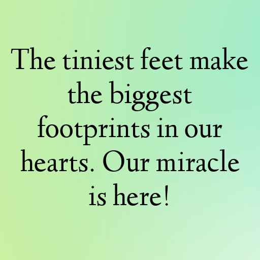 Little Miracle Baby Captions Image for Instagram In [2025]-OCmahf