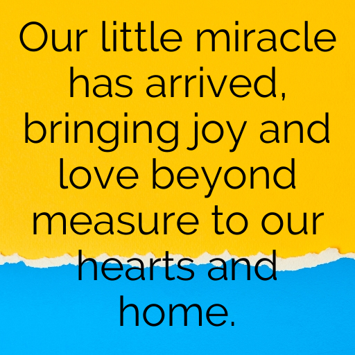 Little Miracle Baby Captions Photo for Instagram In [2025]-4wOjuC