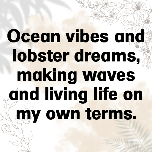 Lobster Captions Image For Instagram In [2025]-WZYbtS