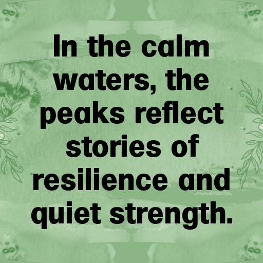 Mountain Reflection Captions Photo for Instagram In [2025]-pQaNX1