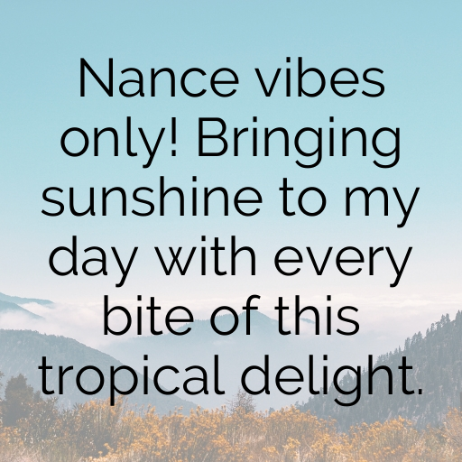 Nance Fruit Captions Image For Instagram In 2025-xojG8k