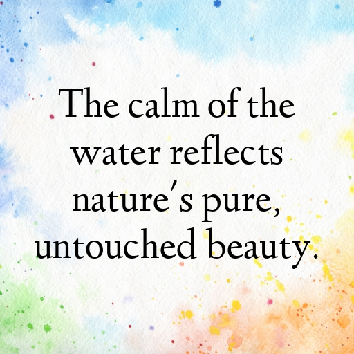 Nature's Reflection Captions Image for Instagram In 2025-E22t3G