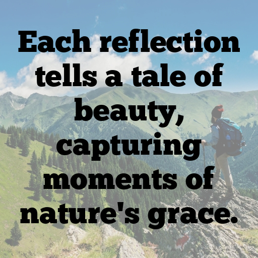 Nature's Reflection Captions Image for Instagram In 2025-W4B25e