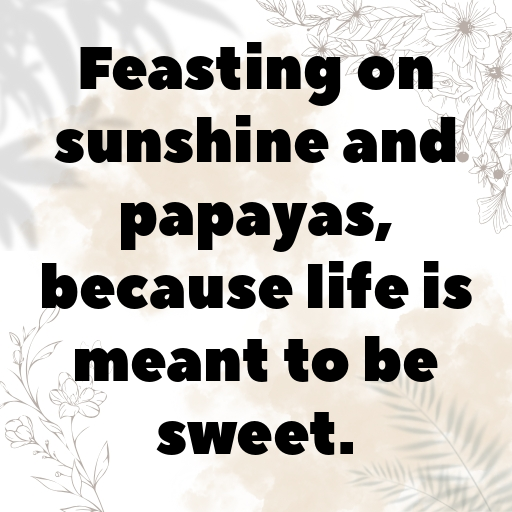 Papaya Captions Photo For Instagram In 2025-987zKA