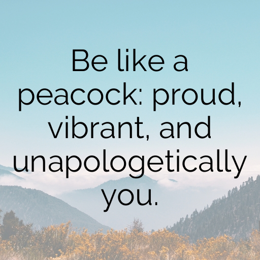 Peacock Captions Photo For Instagram In [2025]-xhqdmP