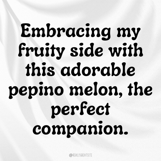 Pepino Melon Captions Photo For Instagram In [2025]-puoFFh