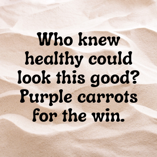 Purple Carrot Captions Image For Instagram In [2025]-Di9b6R