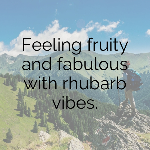 Rhubarb Captions Image For Instagram In 2025-fcmcTv