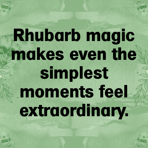 Rhubarb Captions Image For Instagram In 2025-Ghg9pF
