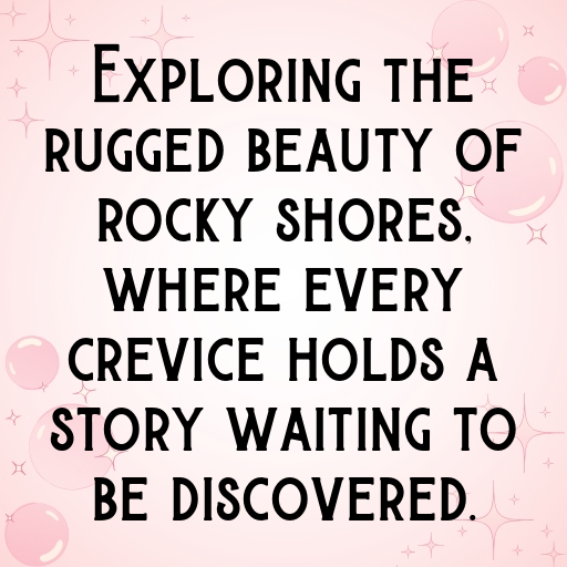 Rocky Shore Captions Photo for Instagram In [2025]-BKXIL5