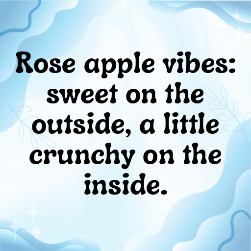 Rose Apple Captions Photo For Instagram In (2025)-oYmdWV