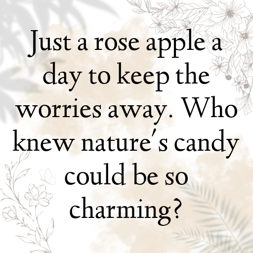 Rose Apple Captions Photo For Instagram In (2025)-rubzpz