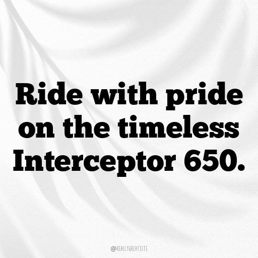 178+ Royal Enfield Interceptor 650 Captions for Instagram In 2025 5 Royal Enfield Interceptor 650 Captions Image for Instagram In 2025-JFkxzh