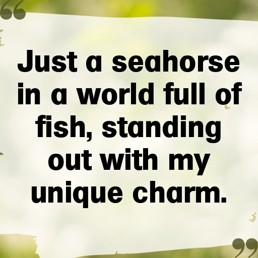 Seahorse Captions Photo For Instagram In [2025]-HV5qs4