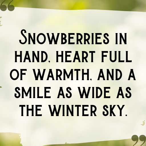 Snowberry Captions Photo For Instagram In [2025]-nnKilp