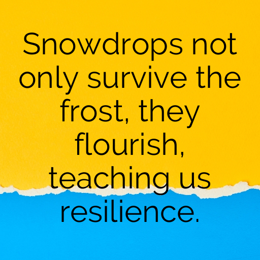 Snowdrop Captions Image For Instagram In [2025]-uzvxss