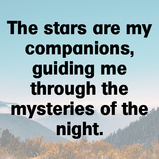 Starry Sky Captions Image for Instagram In [2025]-l9ReCq