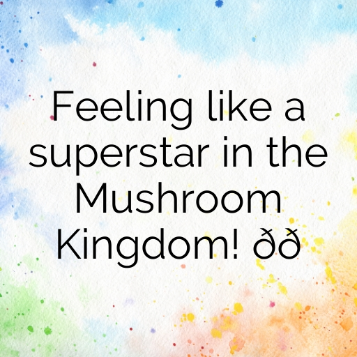 Super Mario Captions Photo for Instagram In (2025)-olIMPU