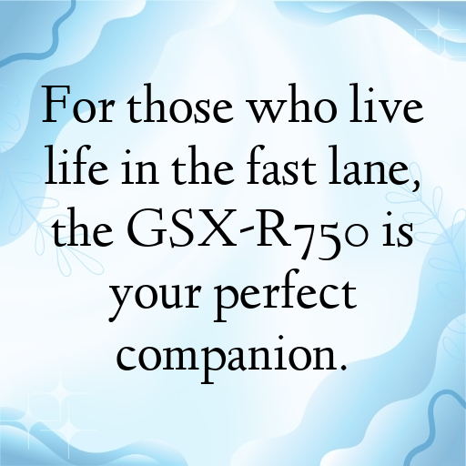 Suzuki GSX-R750 Captions Image for Instagram In 2025-RiDNwJ