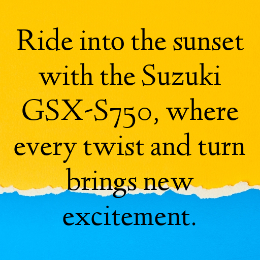Suzuki GSX-S750 Captions Photo for Instagram In [2025]-fmE8gC