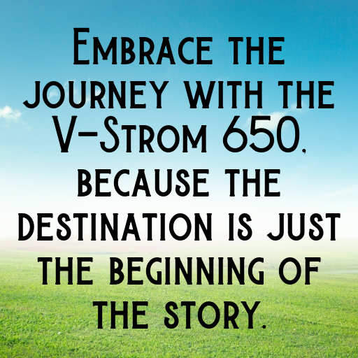 Suzuki V-Strom 650 Captions Image for Instagram In [2025]-r3Br9v