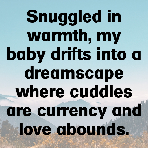 Sweet Slumber Baby Captions Image for Instagram In (2025)-mwgaxG