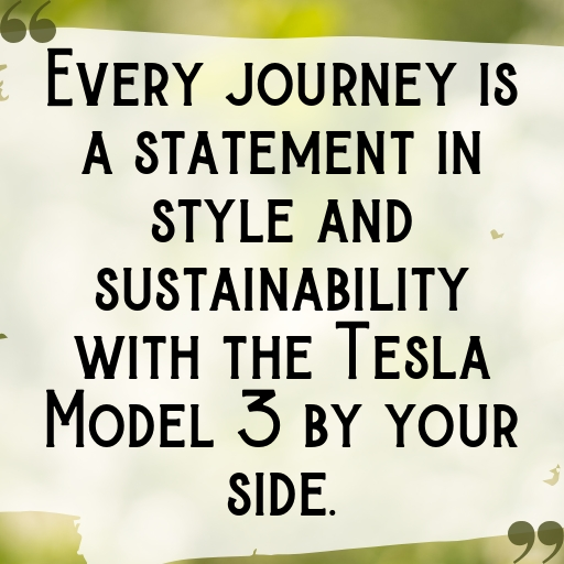 Tesla Model 3 Captions Photo for Instagram In (2025)-GIpNUF