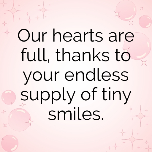 Tiny Smiles Baby Captions Image for Instagram In 2025-A139ZE