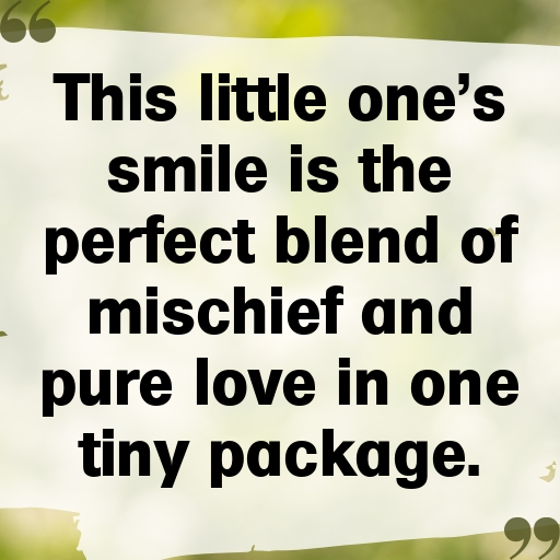 Tiny Smiles Baby Captions Photo for Instagram In 2025-yfFY74