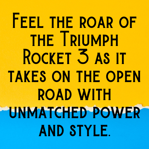 Triumph Rocket 3 Captions Photo for Instagram In [2025]-I8h8pp
