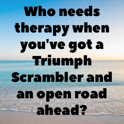 Triumph Scrambler Captions Photo for Instagram In (2025)-JVG11f