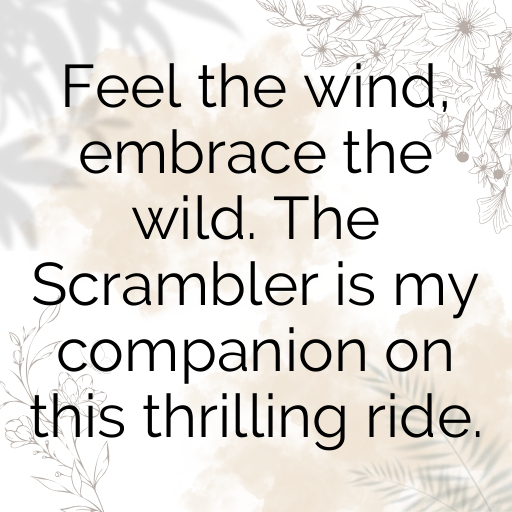 Triumph Scrambler Captions Photo for Instagram In (2025)-MUitXM