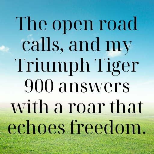 Triumph Tiger 900 Captions Photo for Instagram In (2025)-X8H3Hw