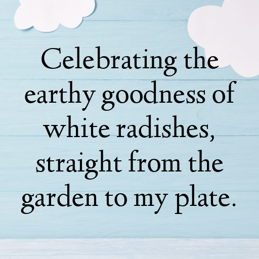 White Radish Captions Image For Instagram In (2025)-RDu2Zr