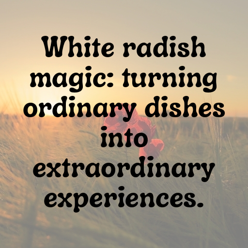 White Radish Captions Photo For Instagram In (2025)-ehg45c