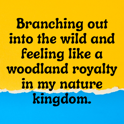 Woodland Adventure Captions Image for Instagram In [2025]-OIKbDy