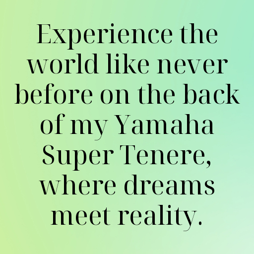 Yamaha Super Tenere Captions Photo for Instagram In 2025-Zjtwgn