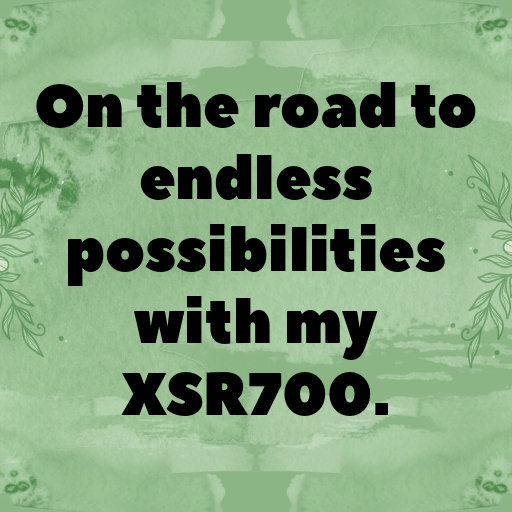 Yamaha XSR700 Captions Image for Instagram In [2025]-OqFLC0