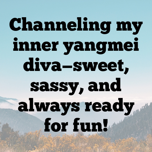 Yangmei Captions Image For Instagram In [2025]-9kNoh4